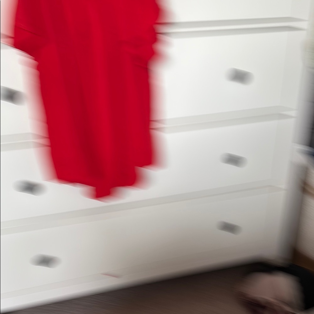 Altar'd State Red Ruffled Blouse - Picture 4 of 4